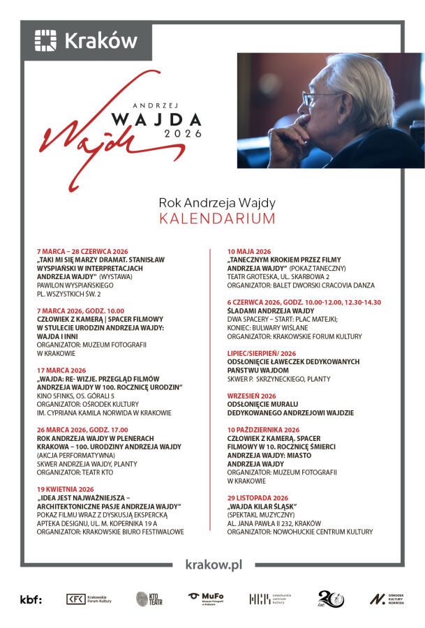 rok wajdy, plakat, nowy