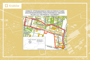 Granice miejscowego planu zagospodarowania przestrzennego obszaru „Rejon ulic Reymonta i Oleandry”