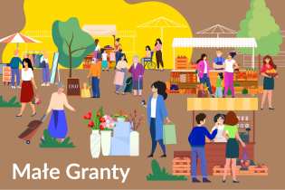 Grafika - Małe granty targowiska