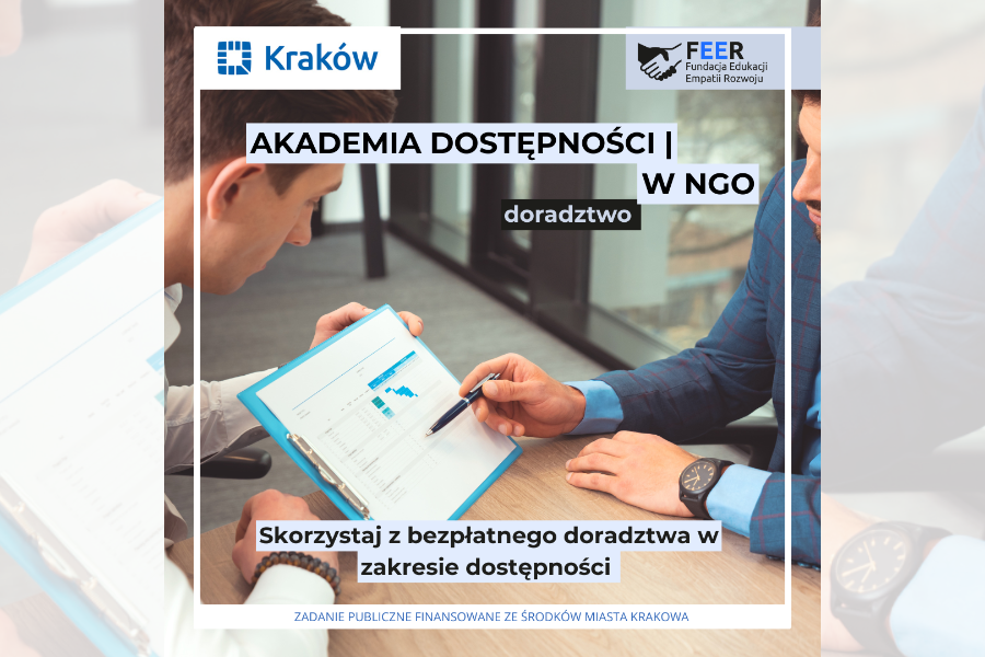 Fundacja FEER zaprasza na specjalistyczne doradztwo z zakresu dostępności! 