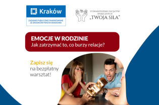 Warsztaty „Emocje w rodzinie. Jak zatrzymać to, co burzy relacje?”