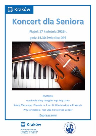 Piątkowy koncert muzyki klasycznej u Helclów.