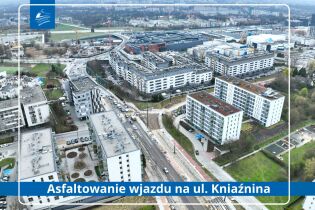 Asfaltowanie wjazdu na ul. Kniaźnina