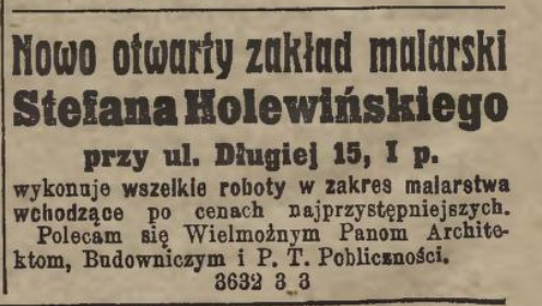 Długa 15 - materiały archiwalne