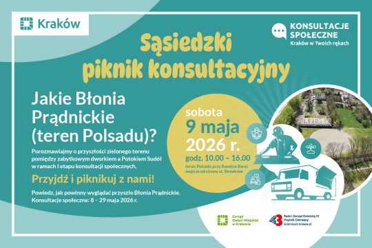 Masz wpływ! Dołącz do Sąsiedzkiego Pikniku Konsultacyjnego i zdecyduj o przyszłości Błoń Prądnickich