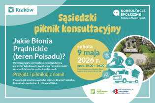 Masz wpływ! Dołącz do Sąsiedzkiego Pikniku Konsultacyjnego i zdecyduj o przyszłości Błoń Prądnickich