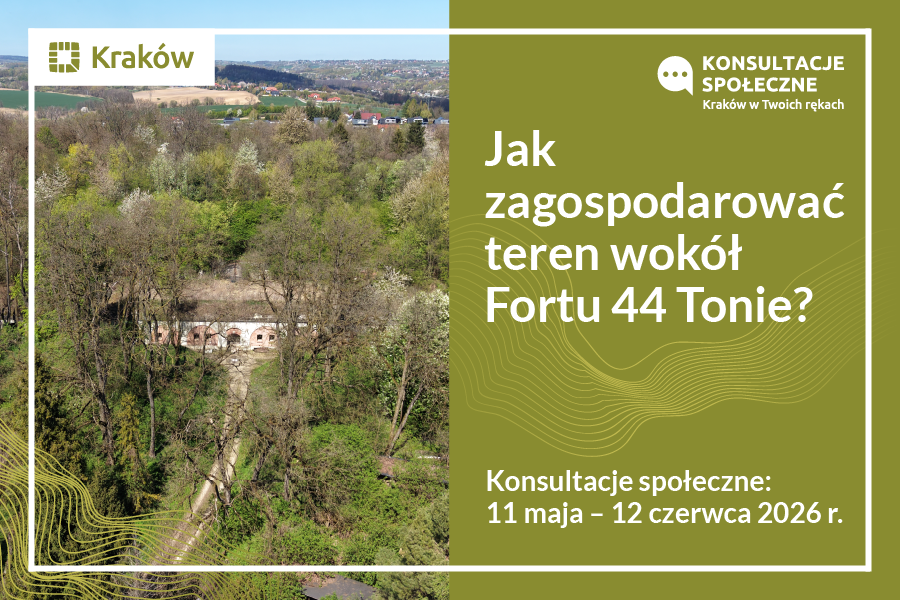 Już niebawem konsultacje społeczne: Jak zagospodarujemy teren wokół Fortu 44 Tonie?