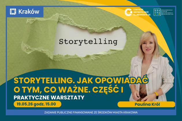 Kluczowe informacje na temat szkolenia, w prawym rogu zdjęcie osoby prowadzącej szkolenie 