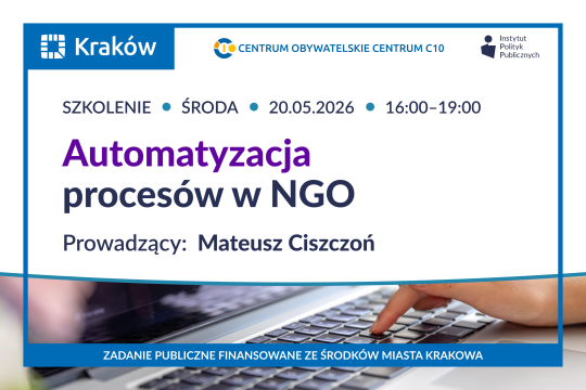 Szkolenie Online:  Automatyzacja procesów w NGO