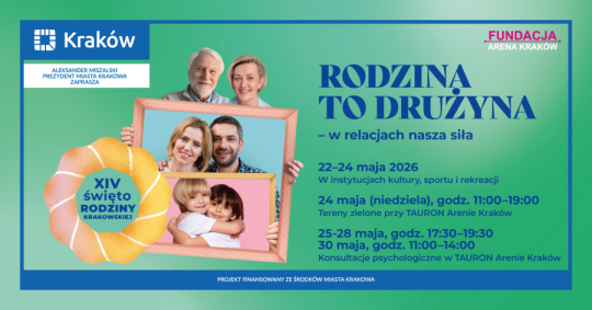XIV edycja Święta Rodziny Krakowskiej odbędzie się pod hasłem „Rodzina to drużyna – w relacjach nasza siła” 