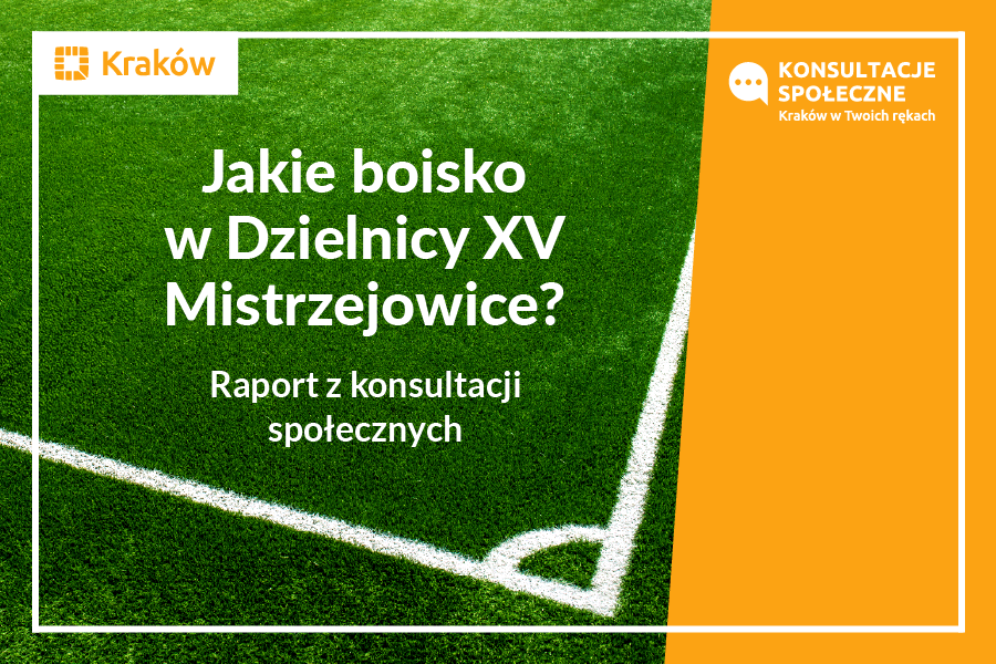 Opublikowano raport z konsultacji społecznych dotyczących boiska w Dzielnicy XV Mistrzejowice2