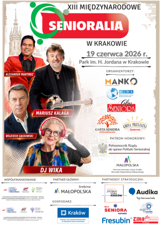XIII Międzynarodowe Senioralia w Krakowie 2026.