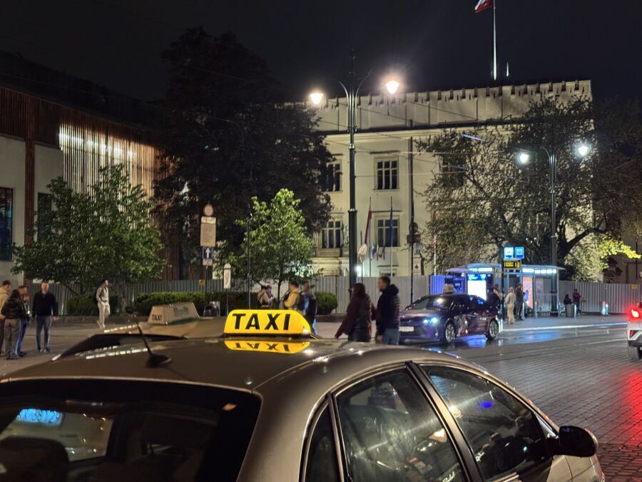 Taxi in Kraków