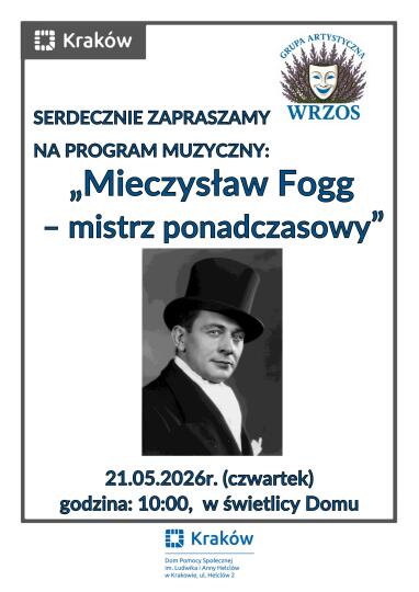 Piosenką w hołdzie mamom – Mieczysław Fogg w naszym Domu.