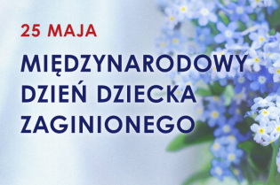 25 maja Międzynarodowy Dzień Dziecka Zaginionego