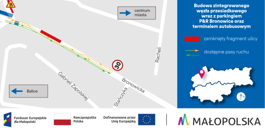 Budowa parkingu P&R Bronowice