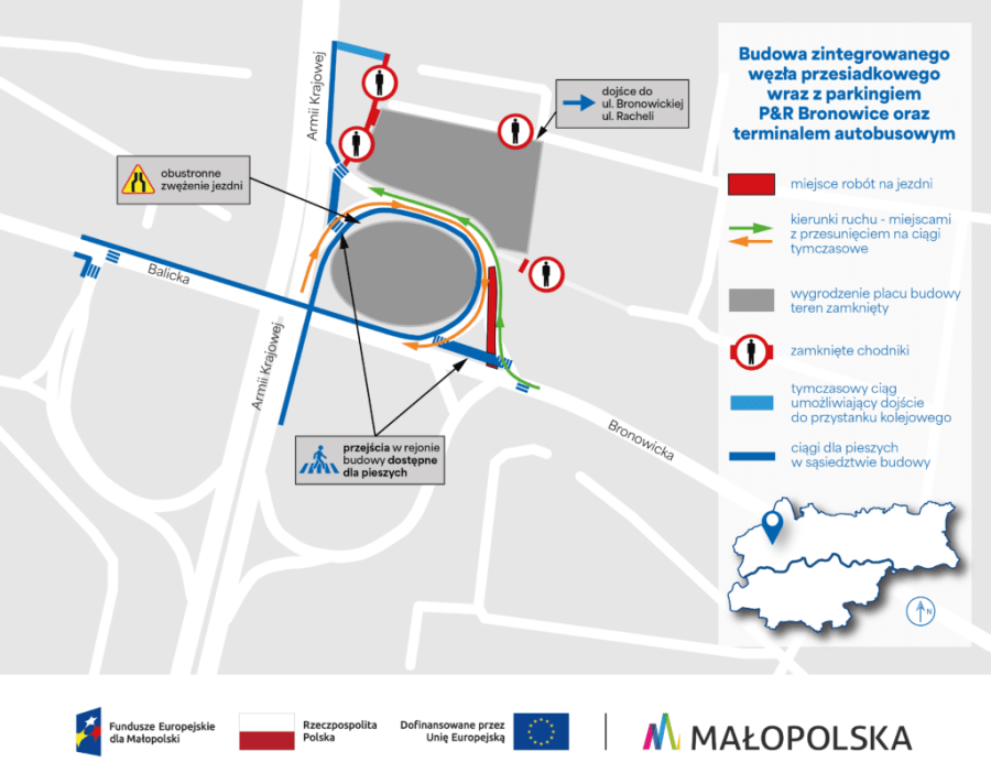 Budowa parkingu P&R Bronowice
