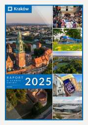 Okładka Raportu o Stanie Gminy Kraków za 2025 rok