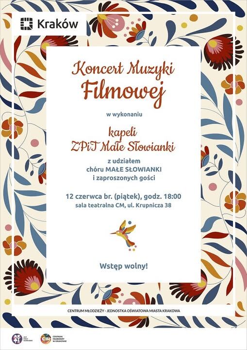 Koncert Muzyki Filmowej w Centrum Młodzieży