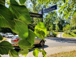 Skrzyżowanie ul. Borkowskiej i Krygowskiego