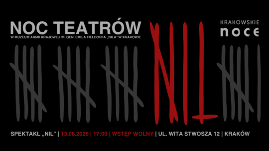 Noc Teatrów w Muzeum AK. Spektakl o generale Nilu