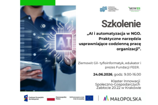 bezpłatne szkolenie „AI i automatyzacja w NGO