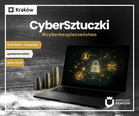 Bezpłatne webinary dla mieszkańców Krakowa: o cyberbezpieczeństwie i radzeniu sobie ze stresem