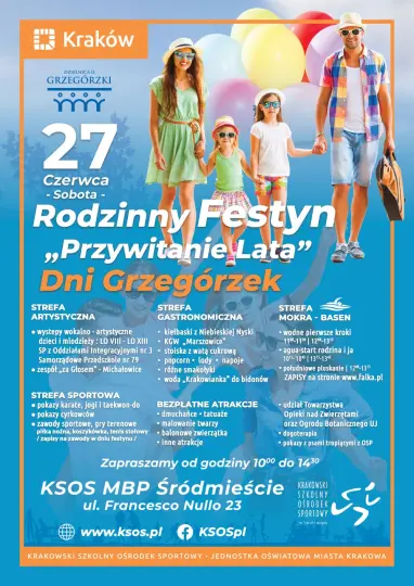 Rodzinne Powitanie Lata podczas Dni Grzegórzek