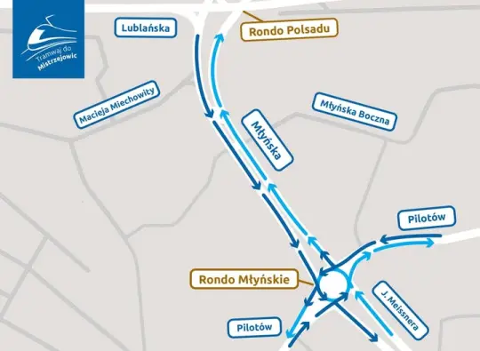 KST do Mistrzejowic: od soboty zmiany na ulicy Młyńskiej