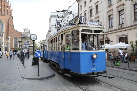 Wymiana zabytkowych tramwajów. Do Krakowa przyjechały wagony z czterech miast
