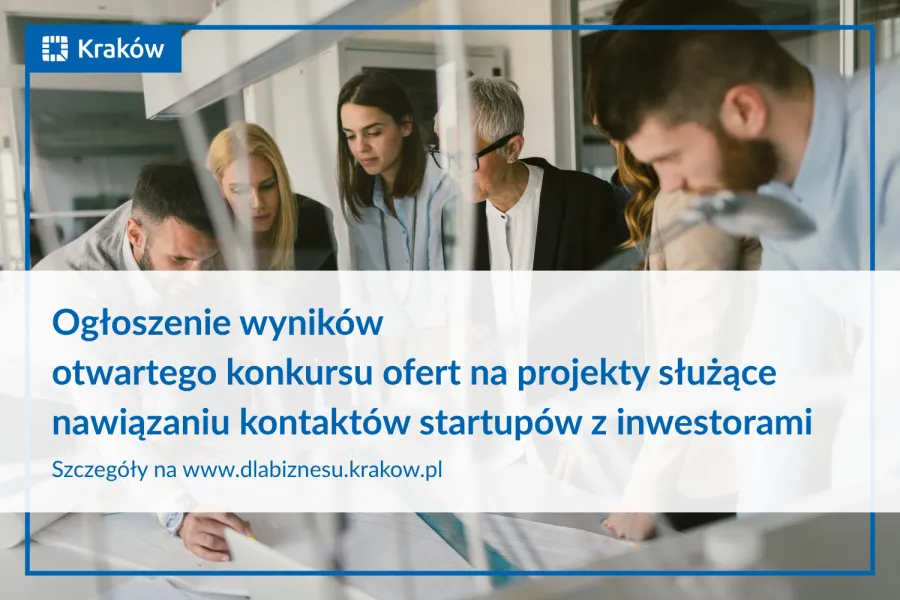 Ogłoszenie wyników konkursu ofert na projekty dla startupów i inwestorów.