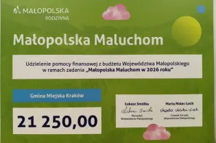Udzielenie pomocy finansowej z budżetu Województwa Małopolskiego na zadanie w 2026 roku.