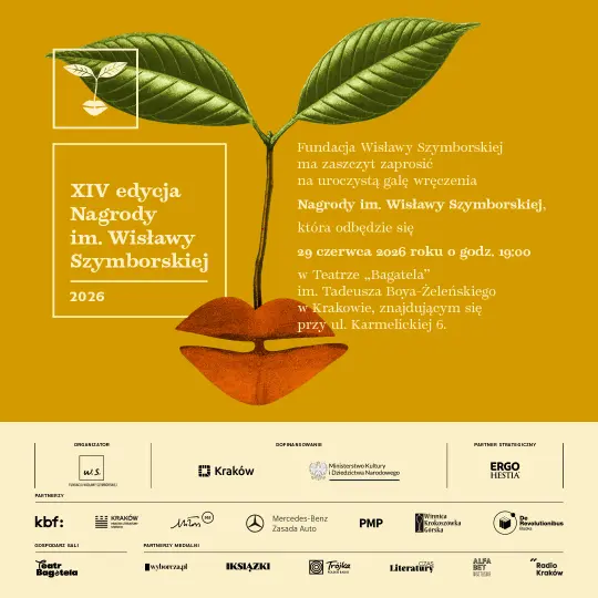 Pięć książek w finale Nagrody im. Wisławy Szymborskiej