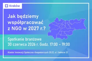 Jak będziemy współpracować z NGO w 2027 r.? Spotkanie branżowe