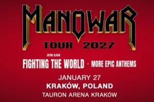 Manowar, trasa koncertowa 2027, Kraków, Tauron Arena, 27 stycznia.