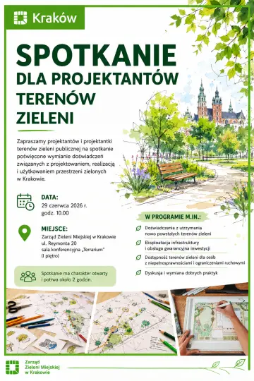Weź udział w spotkaniu dla projektantów terenów zieleni publicznej
