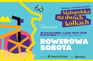 Rowerowa sobota w Parku Jordana, wydarzenie organizowane przez Radio Kraków.