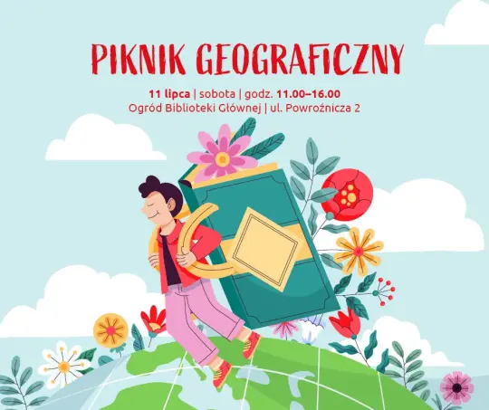 Piknik geograficzny w ogrodzie Biblioteki Głównej – podróżnicze inspiracje dla całych rodzin