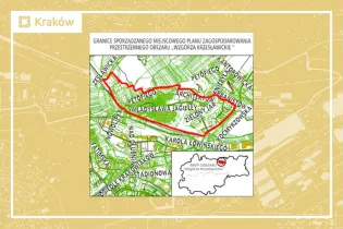 Granice miejscowego planu zagospodarowania przestrzennego obszaru „Wzgórza Krzesławickie”