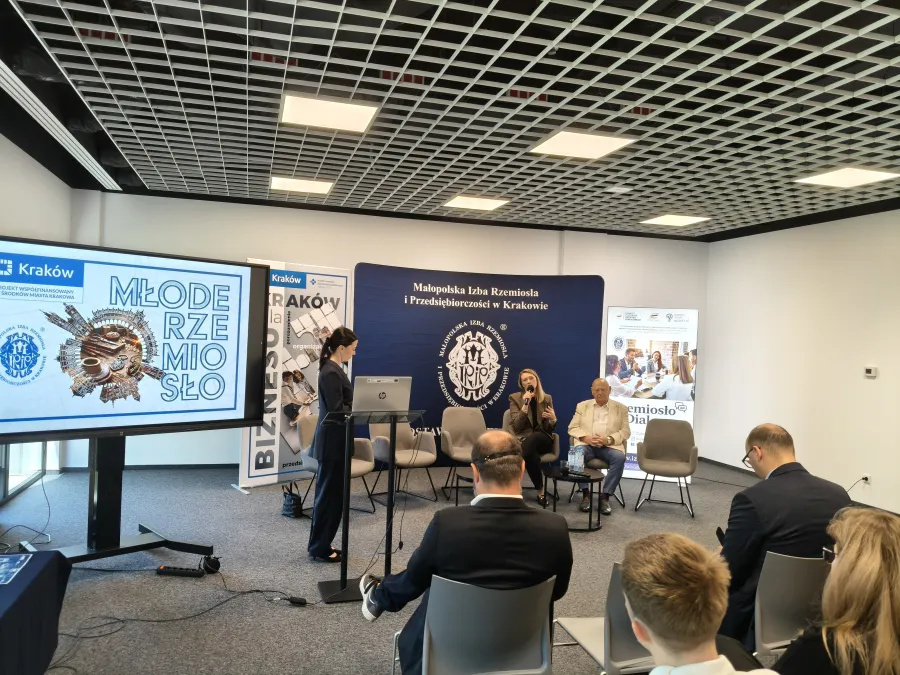 Zdjęcie z konferencji Młode Rzemiosło