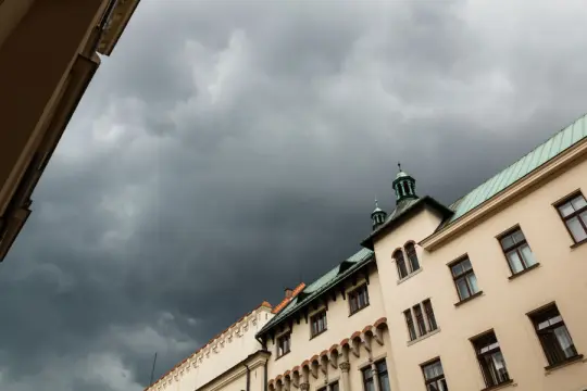 burza nad krakowem