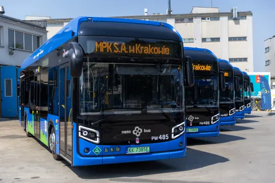 Kraków ma 10 nowych autobusów wodorowych