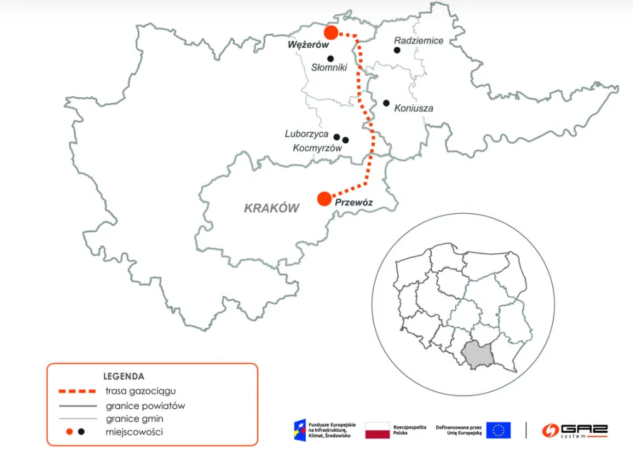 Gaz-System mapa