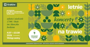 Letnie koncerty na trawie w Krakowie, 4.07-23.08.2026, wstęp wolny.