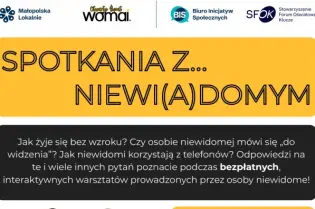 Warsztaty dla dzieci i młodzieży w wieku 7-14 lat dotyczące życia z niewidomymi.