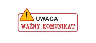 Uwaga! Ważny komunikat z ostrzeżeniem.