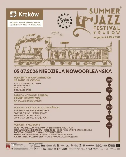 Już w tę niedzielę Kraków zabrzmi jazzem