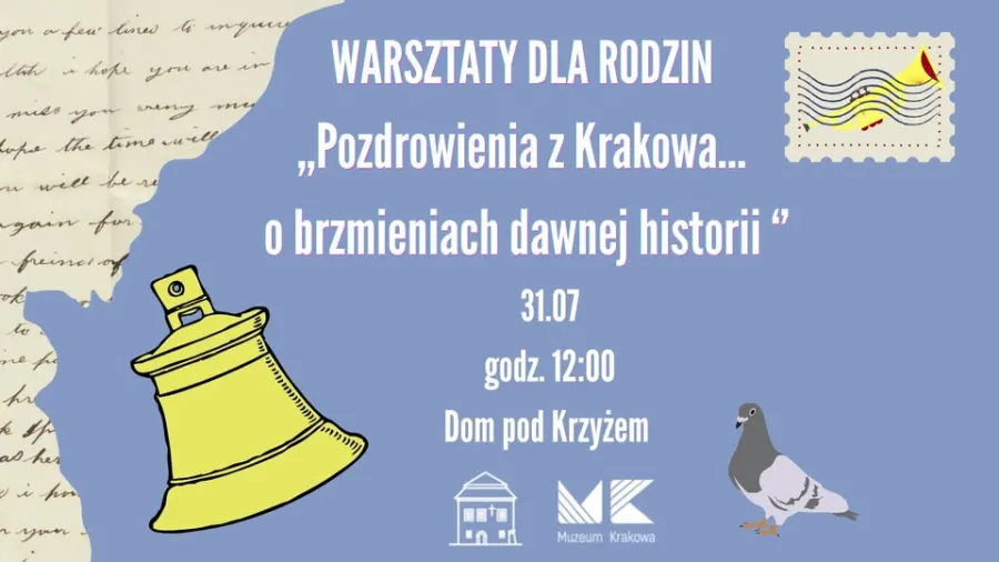 Warsztaty dla rodzin w Krakowie o historii, 31.07, godz. 12:00, Dom pod Krzyżem.