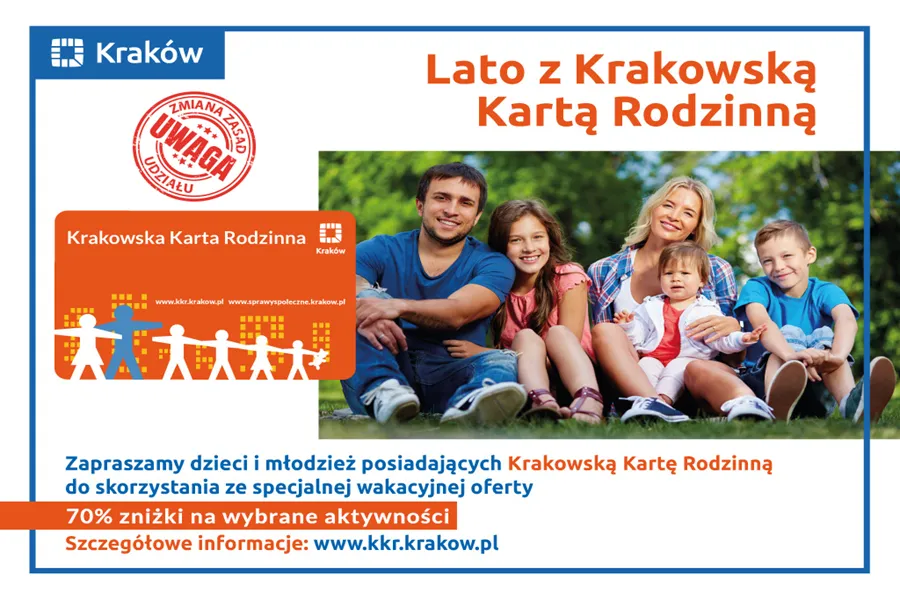 Lato z Krakowską Kartą Rodzinną 2026
