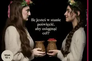 Plakat wydarzenia "Piętro Balladyny" w Krakowie, data i godzina, informacje o wieku.